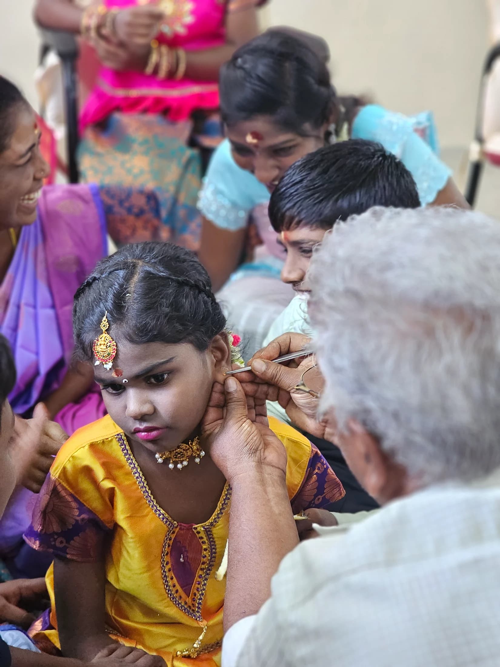 Ear piercing ceremony | Paavai Foundation – Tirchy