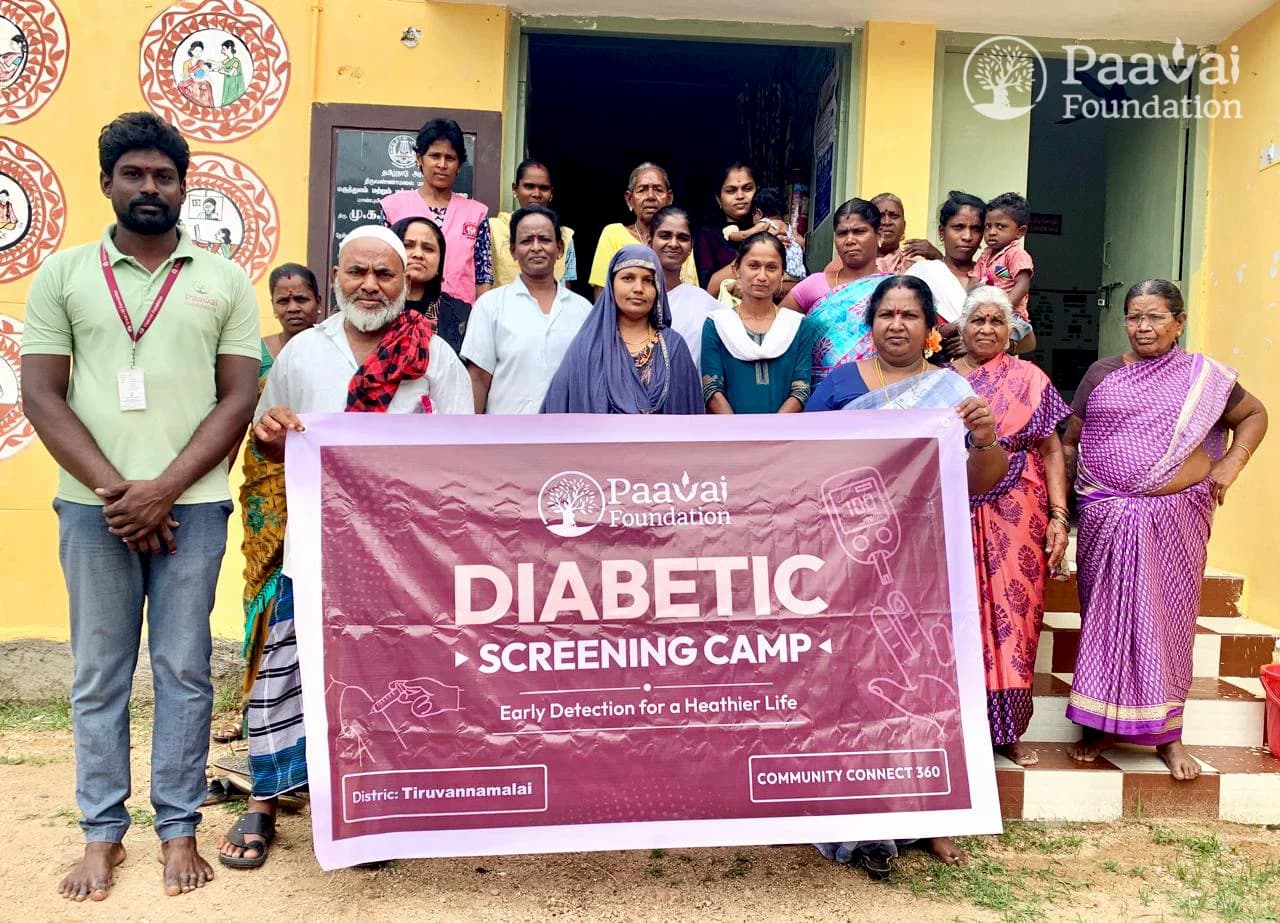 Diabetic Screening Camp - Kottvur Village, Chengam Block